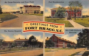 # K049 FORT BRAGG, N.C. POSTKARTE, GRUSS AUS - Bild 1 von 2