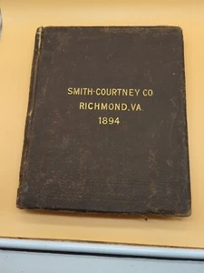 SMITH-COURTNEY Richmond VA 1894 Industrial Supplies, Machinery and Co... - Picture 1 of 24