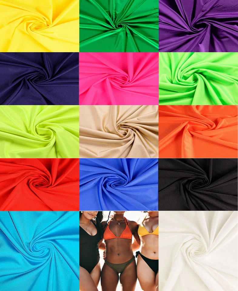 BADEBEKLEIDUNG Glänzend Stoff Bademodenstoff Badelycra Tanzsport EUR 14,98/m - Bild 1 von 1