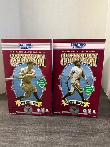 Starting Lineup Cooperstown Collection Poseable Figure Babe Ruth & Lou Gehrig Cover