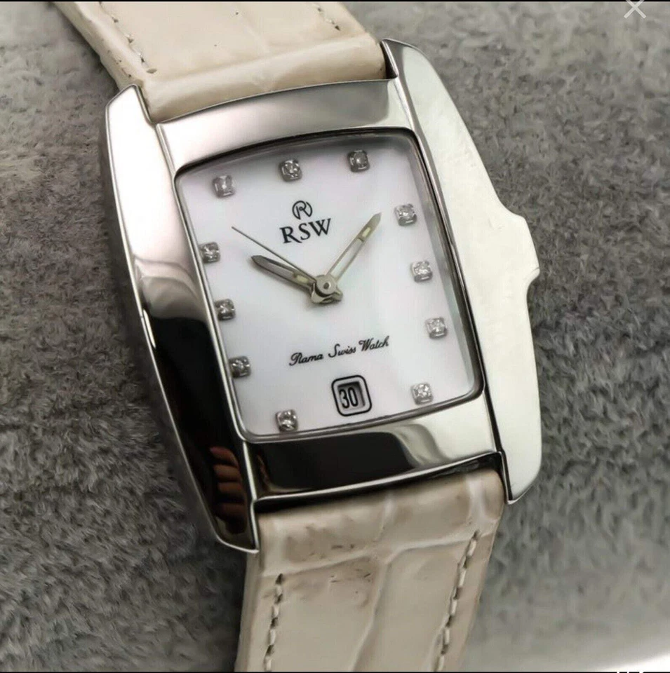 RSW • Vintage NOS • Reloj suizo para mujer • Acero inoxidable 26,85 mm • RSW6200 • Zafiro Foto 1 de 4