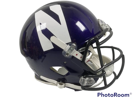 Northwestern Wildcats • Riddell Authentic Team Issue Full Size Football Helmet Cover