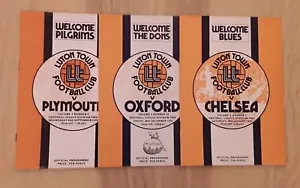 Luton Town 1975/76 Selection of Home League Programmes from menu - Picture 1 of 4