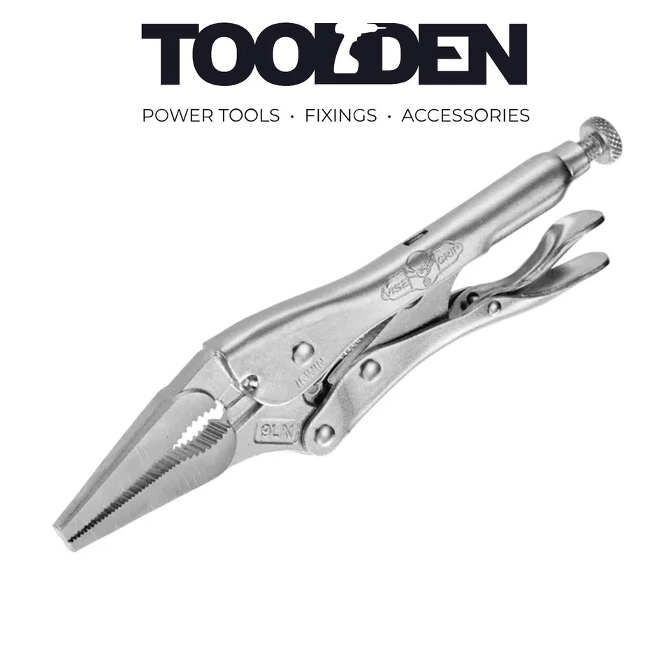 Irwin Vise-Grip VIS9LNC Long Nose Locking Pliers 225mm - Image 1 of 1