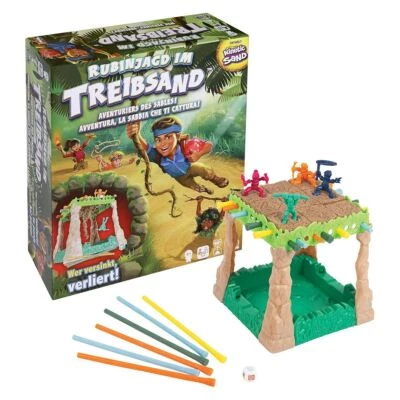 Spin Master 6065692 - Rubinjagd im Treibsand, Abenteuerspiel mit Kinetic Sand - Bild 1 von 4