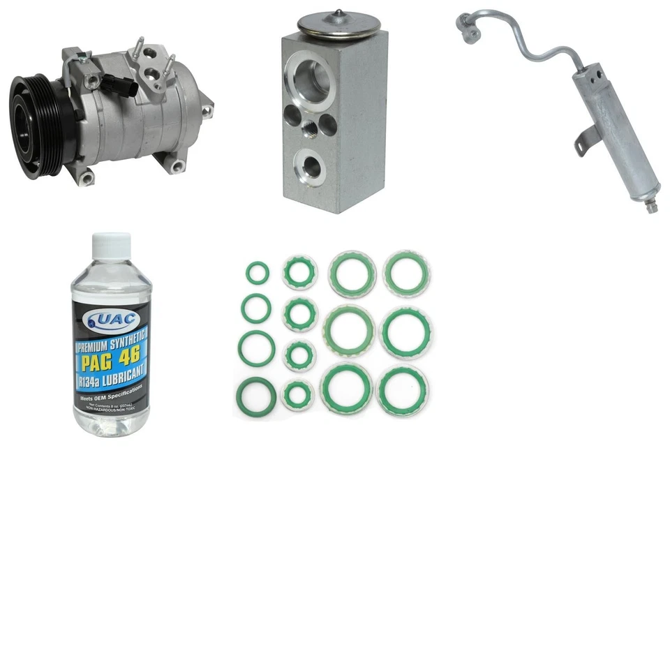 Kit de compresor de aire acondicionado para Jeep Grand Cherokee 2005-2010 UAC 2006 2007 2008 2009 Foto 1 de 1