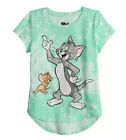 Tom And Jerry Girls High Low Tie Dye Graphic Tshirt Girls Sz 8