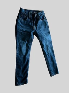 GAP BOYS SIZE 8 Slim Taper Denim Jeans 99% Cotton Adjustable Waist Per-owned - Picture 1 of 4