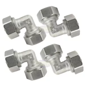 4 Pack RapidAir MaxLINE Compressed Air Piping 3/4" Elbow M8067 Max Line Rapidair - Picture 1 of 6