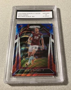 Panini Prizm Premier League 2020 rojo blanco azul Prizm #59 Ashley Barnes 10 gemas - Imagen 1 de 2