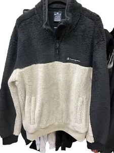 Champion Herren Sweatshirt aus schwerem Fleece zweifarbig Winter schwerer Bär - Bild 1 von 5