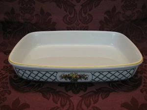 Villeroy & Boch Basket Stoneware 11-5/8" Rectangular Baker - Excellent! - Picture 1 of 2