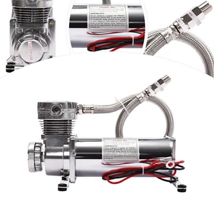 Tragbarer Luftfederung Kompressor Luftkompressor Kit Schwerlast 200-300 W - Bild 1 von 18