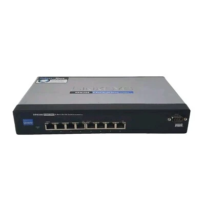 Linksys SRW208 Business Edition 8-Port 10/100 Switch with WebView - Image 1 of 4