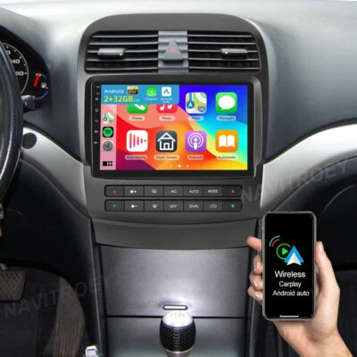 Apple Carplay For Acura TSX 2004-2008 Car Stereo Radio Android 15 GPS Navi 2+32G - Image 1 of 4