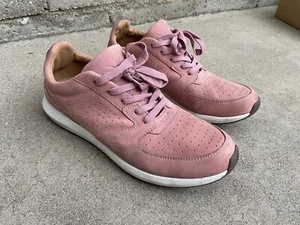 MOBS Men's GRID PREMIER Dusty Rose/Nubuck Shoes Sneakers Leather Sz 11.5 USED - Picture 1 of 10