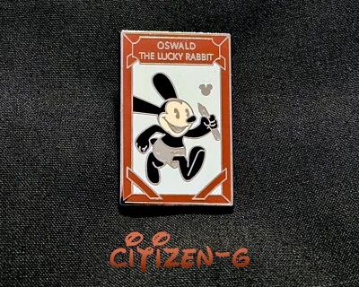 DLR Disneyland OSWALD LUCKY RABBIT Construction Fence Series Hidden Mickey Pin - Image 1 of 4