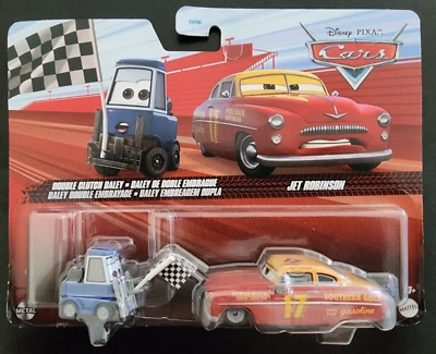 Disney Pixar Cars Jet Robinson Double Clutch Daley 2 Pack Diecast 2024 - image 1 of 4