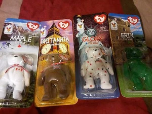 mcdonalds set of 4 mini ty beanie baby bears new in box - Picture 1 of 1