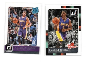 (LOT OF 2 RC) D'ANGELO RUSSELL 2015-16 DONRUSS RR #218 & "THE ROOKIES" #25 - Picture 1 of 1
