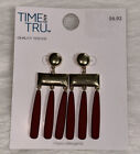 Time and Tru Hypo-allergenic Gold Drop Dangle Earrings New