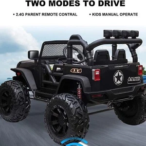 Electric Kids Ride On Car Power Wheels 12V/24V Jeep Music LED Light with Remote~ - Picture 1 of 20