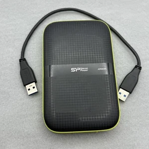 Silicon Power Armor A60 1TB Rugged Shockproof External Hard Drive Tested Clean - Picture 1 of 5