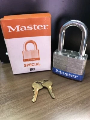 Keyed Padlock 15LH BLUE, Different, 2-1/2"W - Image 1 of 3