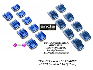 ANDIS Universal Clip On Attachment Guide Blade COMB*Fit DBLC,FHC,SMC,A5 Clippers - Picture 1 of 29