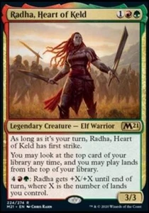 MTG - RADHA, HEART OF KELD - M21/Core Set 2021 (R) - Picture 1 of 1