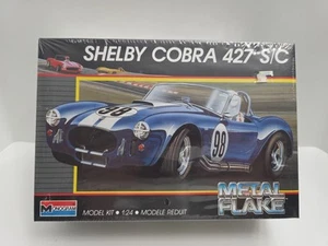 Shelby Cobra 427 S/C Metal Flake Vintage 1988 Monogram 1/24 Model Kit *SEALED* - Picture 1 of 6