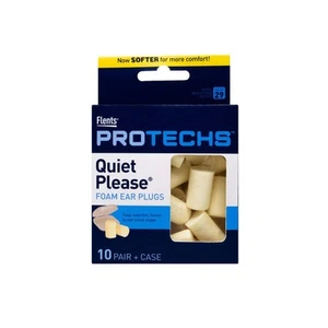 Flents Quiet Please Ear Plugs Comfort Foam Hearing Protection Easy Use 10 Pair - Picture 1 of 2