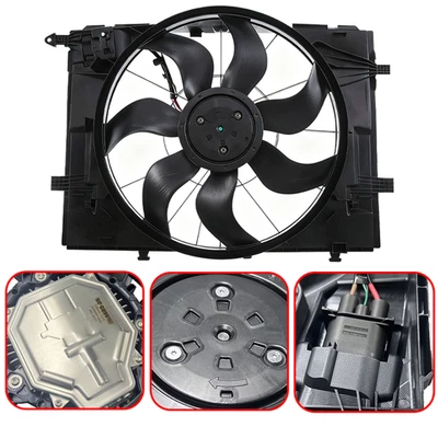 Electric Radiator Cooling Fan Assembly For 2014 MERCEDES-BENZ C180 2015 2016 - Изображение 1 из 4