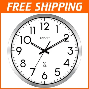 Modern Atomic Analog Clock - Easy to Read - Battery Operated - Picture 1 of 11