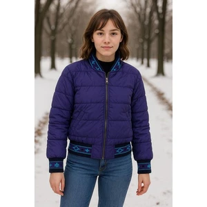 Vintage Walls Blizzard Proof Insulated Puffer Jacket Womens L Purple Western - Picture 1 of 9