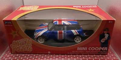 Austin Powers 1/18 Mini Cooper Die Cast Metal Car, Joy Ride Union Jack - Image 1 of 4