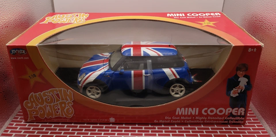 Austin Powers Mini Cooper Die Cast Metal 1 18