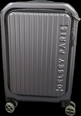 Delsey Paris 22" Front Lid Carry-On Hardside Spinner- Dark Gray - Image 1 of 4