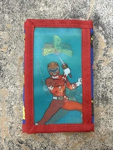 Mighty Morphin Power Rangers Red Ranger Lenticular Wallet 1994 Avon - Bild 1 von 5