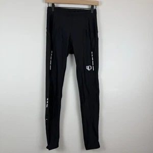 Pearl Izumi Elite Series Cycling Leggings Womens M Black Softshell Full Length - Picture 1 of 9
