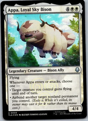 Appa, Loyal Sky Bison Foil Avatar: The Last Airbender 9 NM - Image 1 of 2