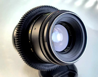 Anamorphic Helios 44-2 f,2/58 Soviet lens Cine mod lens M42 Sony E Nex - Image 1 of 4