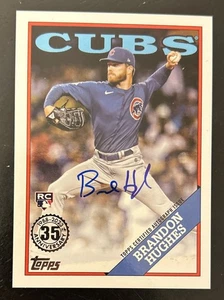 2023 Topps Brandon Hughes 1988 35th Anniversary Auto Series One RC #88BA-BH - Bild 1 von 2
