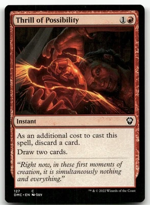 Thrill of Possibility #127 (NM) Dominaria United DMC Magic MTG - Image 1 of 2