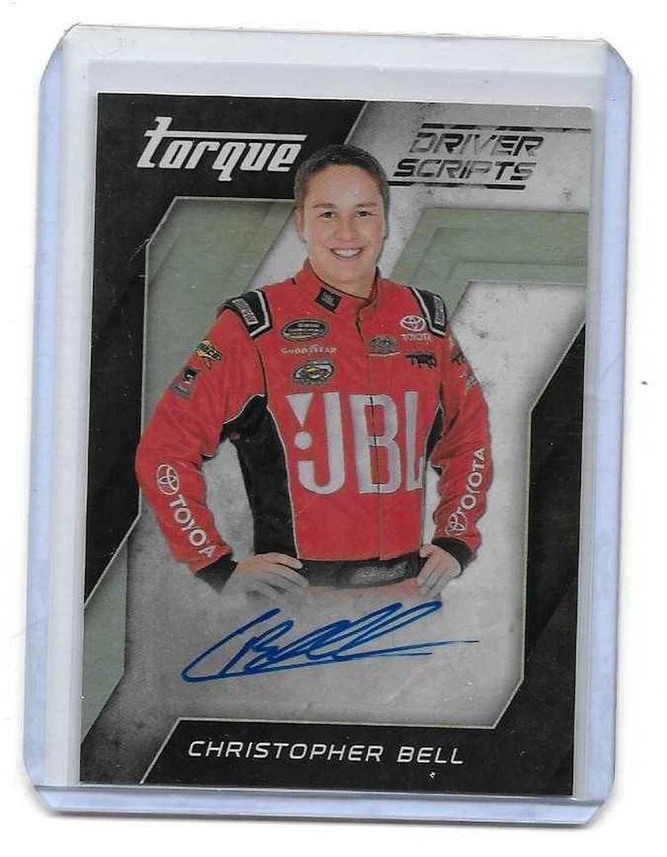 2016 Panini Torque NASCAR Racing Driver Scripts Christopher Bell $$$$ - Image 1 of 1