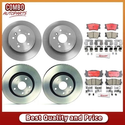 Juego de pastillas de freno de disco delanteras traseras rotor de freno de disco para Toyota Avalon 2008-2011 Foto 1 de 4