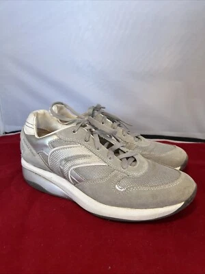 Geox Respira Wedge Sneaker Shoes Womens Low Top Silver Gray US Size 10 - Image 1 of 4