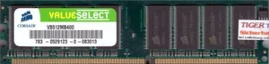 Corsair Value Select VS512MB400 PC-3200 512MB DDR 400MHz Arbeitsspeicher RAM*r20 - Bild 1 von 2