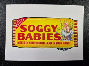 Sugar Babies Candy Spoof Over Flo Moist Joyce 2019 Garbage Pail Kids Card - Picture 1 of 2