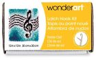Wonderart Latch Hook Kit 12"X12"-Treble Clef 426114